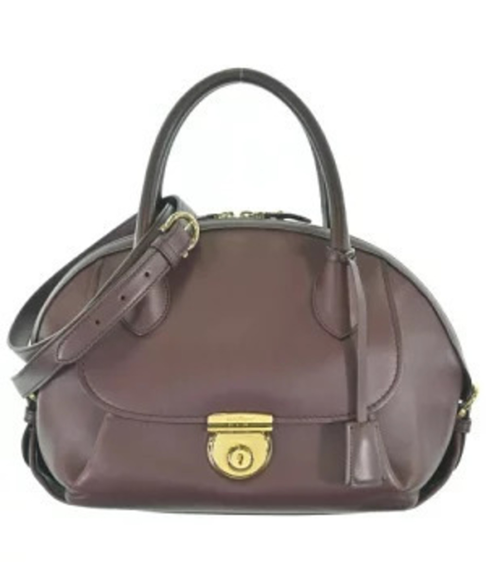 Salvatore Ferragamo Handbag Burgundy Red